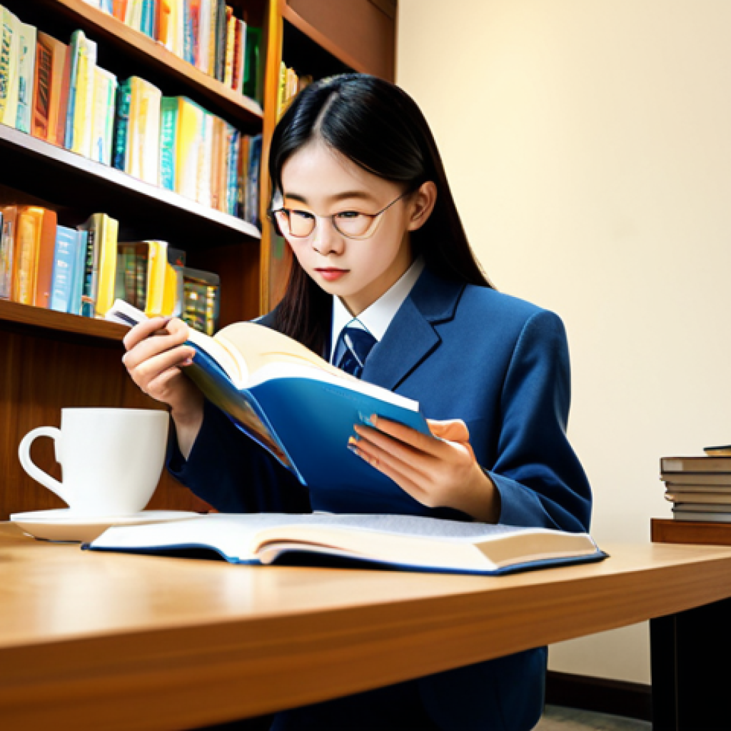 식품위생관리사 자격증 필수 서적 - Textbook Study Scene**
A diligent student, fully clothed, in appropriate attire, studying diligentl...