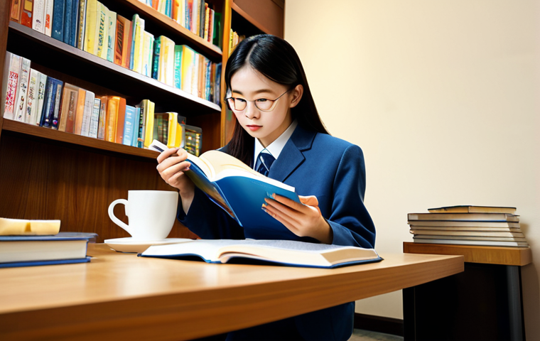 식품위생관리사 자격증 필수 서적 - Textbook Study Scene**

A diligent student, fully clothed, in appropriate attire, studying diligentl...