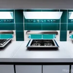 식품위생관리사 연봉 협상 팁 - Here are three detailed image prompts in English for generating images related to food hygiene manag...